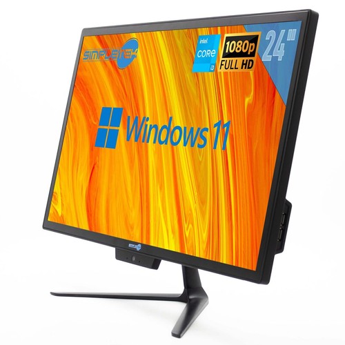 Aio Tout en Un 24 " I3 8gb 240gb Très Haute Définition Windows 11 Pro PC Fixe - Photo 3/9