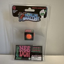 🔥 Worlds Smallest Toys NeeDoh ORANGE New In Package Sealed! 🔥