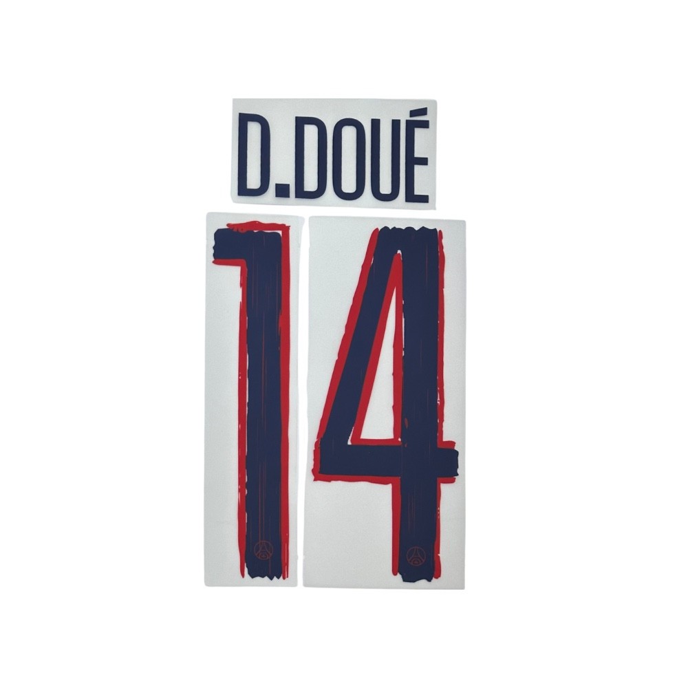 PSG パリ・サンジェルマン 23/24 アウェイユニフォーム14 D.Doué パリ・サンジェルマン 23-24 アウェイ Dri-FIT ADV 半袖