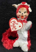 Rushton Star Creation Valentines Rubber Face Fox Red Vtg 1950s Don't Be Foxy