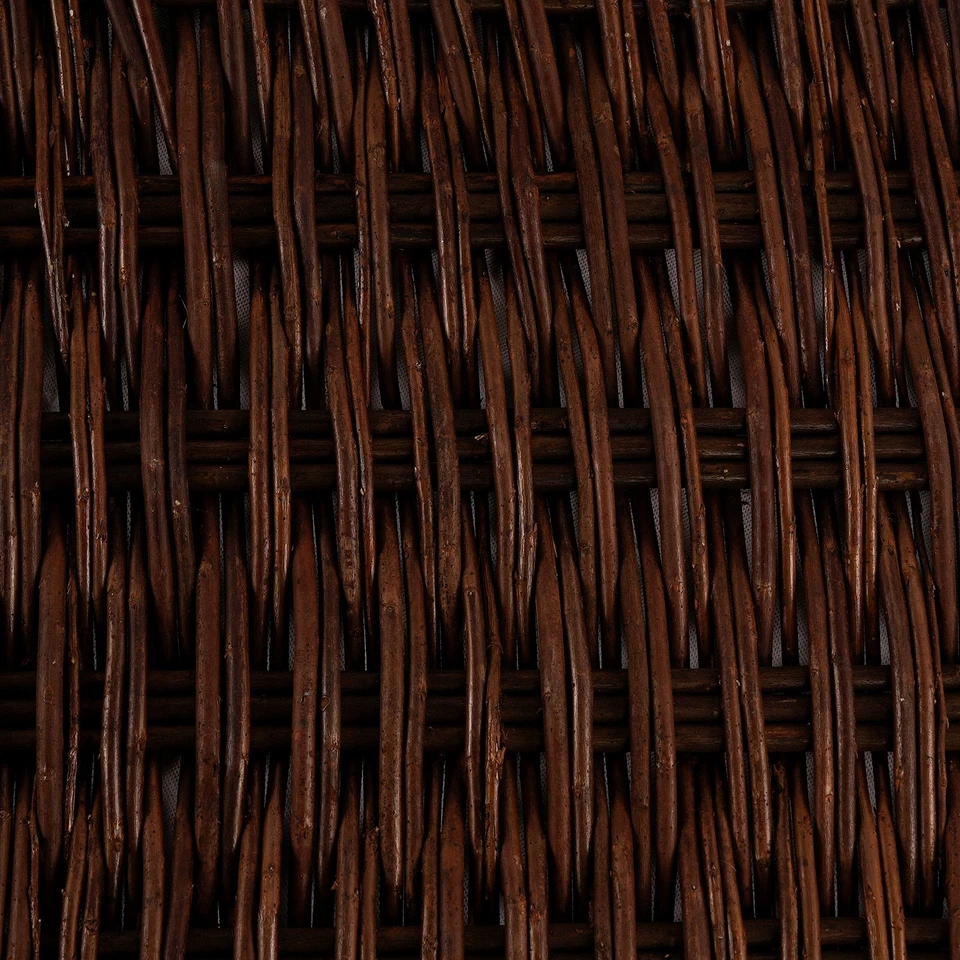 Cercado de madera marrón para interior y exterior para decoración Foto 3 de 4