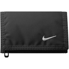 For Nike ✅ Unisex Wallet Swoosh Dri-FIT Bifold Card Holder Coin Zip Purse 💼