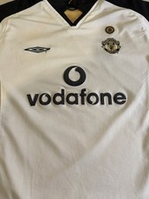 Vintage Manchester United 2001/2002 Umbro Reversible 100 Years Jersey Size Man M