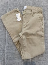 New Unisex Childrens Place Khaki Uniform Pants 10 New W/tags Straight Leg