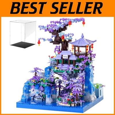 Fairy Pavilion Building Blocks Set - Acrylic Display Box