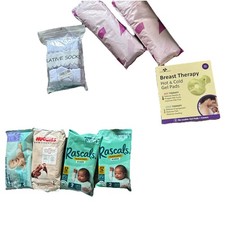Philips Avent Natural Bottles 4oz diapers/Wipes postpartum others in pics
