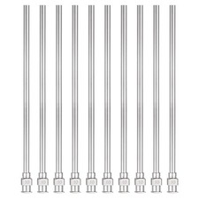10 agujas dispensadoras 10G 4" acero inoxidable punta para rellenar pegamento