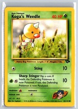 KOGA'S WEEDLE 82/132 GYM CHALLENGE 2000