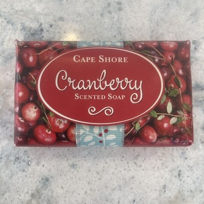 Cape Shore Cranberry Scented Soap Bar New Sealed Made in USA Cape Cod Souvenir 
