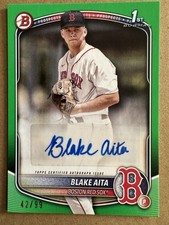 2025 Bowman - Paper Prospect Retail Autographs Blake Aita #BPA-BA Green /99 