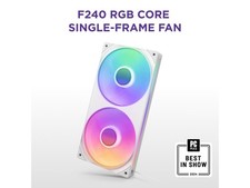 NZXT F240 RGB CORE RF-U24HF-W1 240mm RGB LED Single-Frame RGB Fan Unit