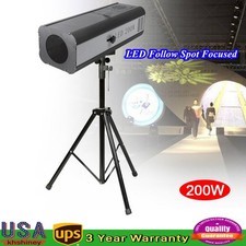 Follow Spotlight With Stand Manual Control For Party Theater Stage Light 200w