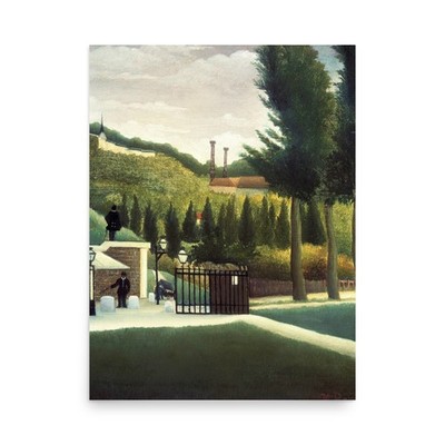 Henri Rousseau Toll Gate Customs Post 1890 Wall Art