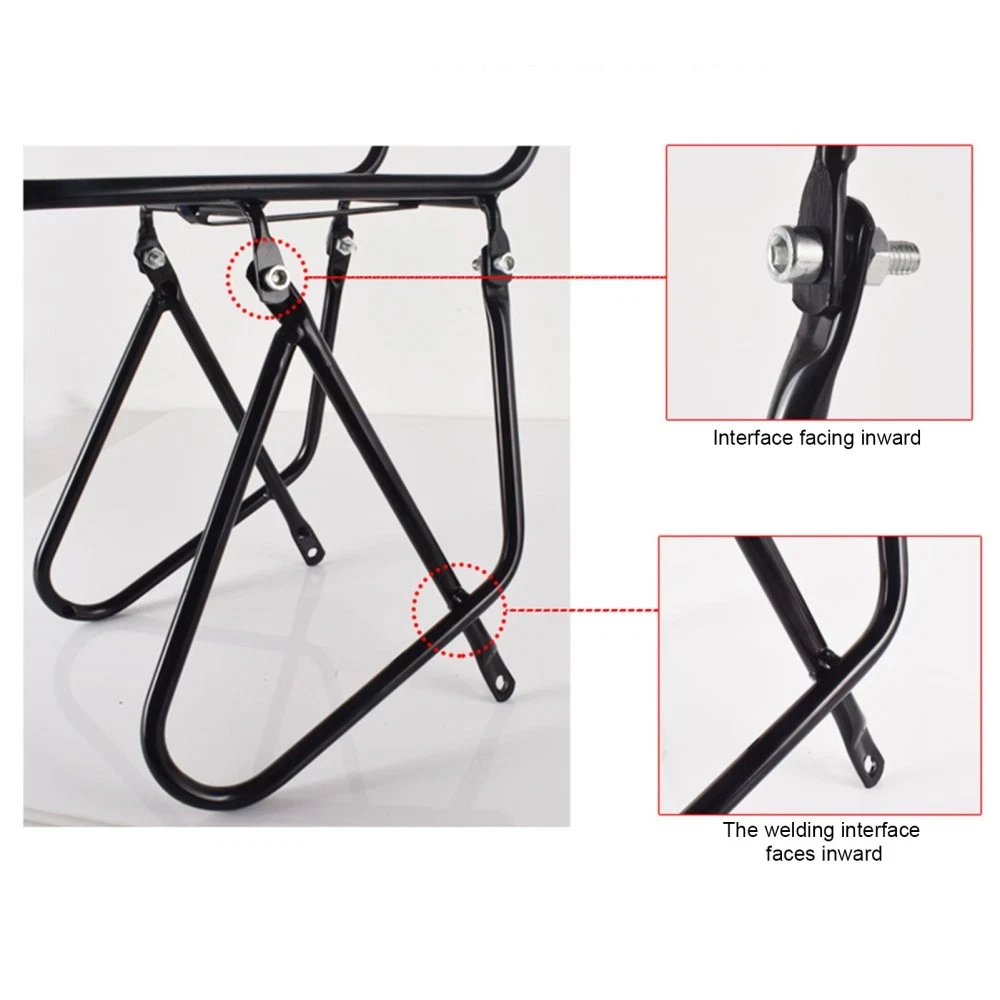 Mountain Bike Bicycle Front Pannier Rack Bracket Carrier Luggage Front Basket