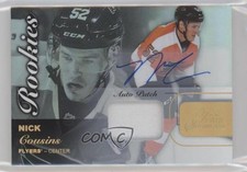 2015-16 Fleer Showcase Flair Premium Materials 23/65 Nick Cousins Patch Auto 4wd