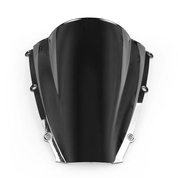 Windshield WindScreen Double Bubble For Honda CBR600RR 03-04 CBR 600 RR Black US - Imagem 3 de 3