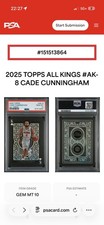 Cade Cunningham 2025 Topps All Kings PSA 10 #AK-8