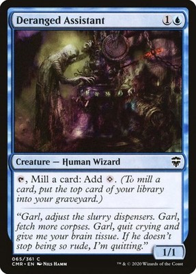 Deranged Assistant (Commander Legends 65) - Common Magic: The Gathering Karte