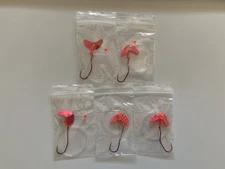 5 Walleye Slow Death Snell Crawler Harness w/Pink Scale Mack’s Smile 48”