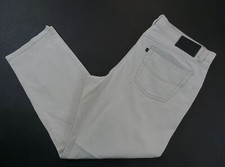 Brax Jeans Pantalone 601 Uomo W38 L28 38/28 Beige Dritto Gabardine Regular F2517