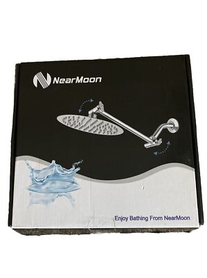 HIGH PRESSURE Rain Shower head, NearMoon High Flow Stainless Steel ...