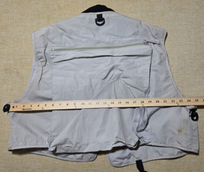 Field & Stream Shooting Vest Mens XL Gray Mesh Lined Multipockets