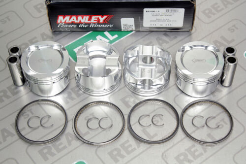 Manley Pistons Acura TSX Element CRV K24 K24A2 K24A4 87mm 9.0:1 611000-4 - Picture 2 of 9