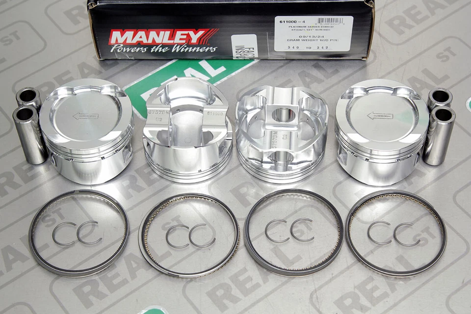 Manley Pistons Acura TSX Element CRV K24 K24A2 K24A4 87mm 9.0:1 611000-4 - Image 2 of 4