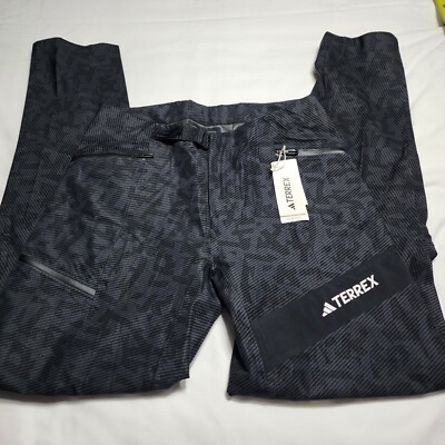 Adidas Terrex Techrock RAIN.RDY Men s 32x33 Athletic Pants Black HU1828 NWT $320