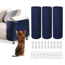 3 PCS 39.4x11.9" DIY Self-Adhesive Cat Scratch Mat Furniture Protector