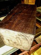 ONE LARGE BLACK WALNUT WOOD BLANK LUMBER WOOD CARVE 6" X 6" X 12"