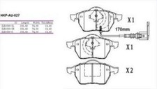 BREMSBELÄGE VORNE SEAT LEON 1999-