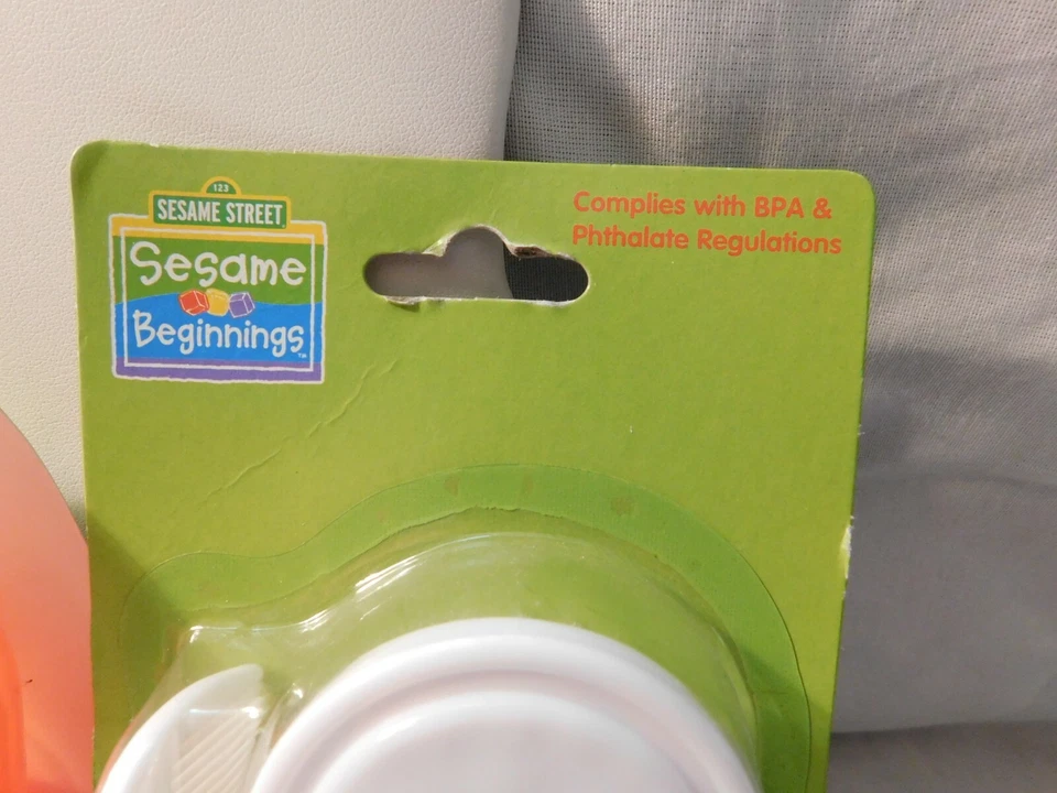 Juego de biberón peine cepillo Sesame Street Elmo NUEVO Foto 3 de 4