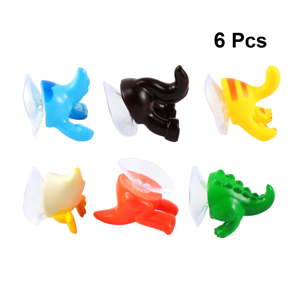 6 Pcs Suction Cup Hangers for Windows Room Decor Bath Glass Cartoon eBay