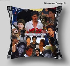 Shah Rukh Khan Pillow Case Birthday SRK Bollywood King Shahrukh Christmas Gift