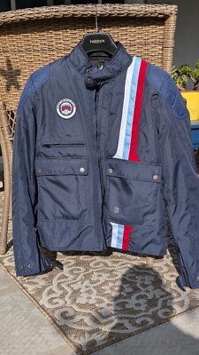 Helstons Textile Jacket Blue size XL Motorcycle Jacket