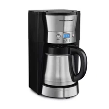 10-Cup Stainless Steel Programmable Drip Coffee Maker with Thermal Carafe