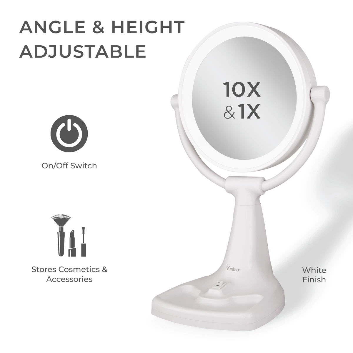 Zadro mirror light replacement deals