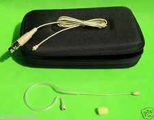 Mini XLR TA4F Microphone for Shure Wireless Headset Headworn Microphones case