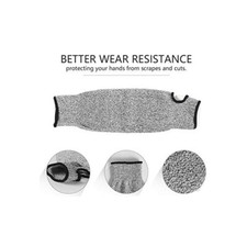 Level 5 Cut Resistant Sleeves With Thumb Hole Cut Resistance Arms Protector PAIR