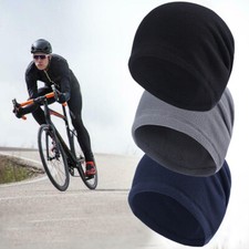 Winter Thermal Fleece Watch Cap Windproof Beanie Skull Hat for Mens Ski Cycling