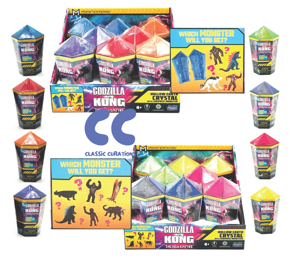 Godzilla X Kong: The New Empire Hollow Earth Mini Surprise Crystal