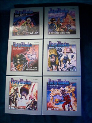 PERRY RHODAN  Nr. 7-12 Atlan & Arkon Hörbuchsammlung von 1-A-Future (74 CD)