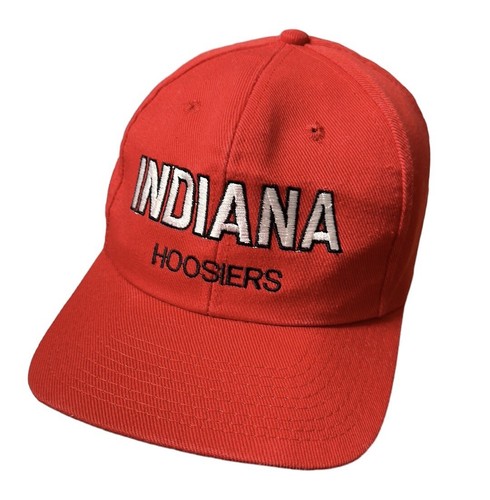 Cappello berretto snapback vintage anni 80 90 Twins Enterprise Inc rosso NCAA Indiana Hoosiers - Foto 6 di 13