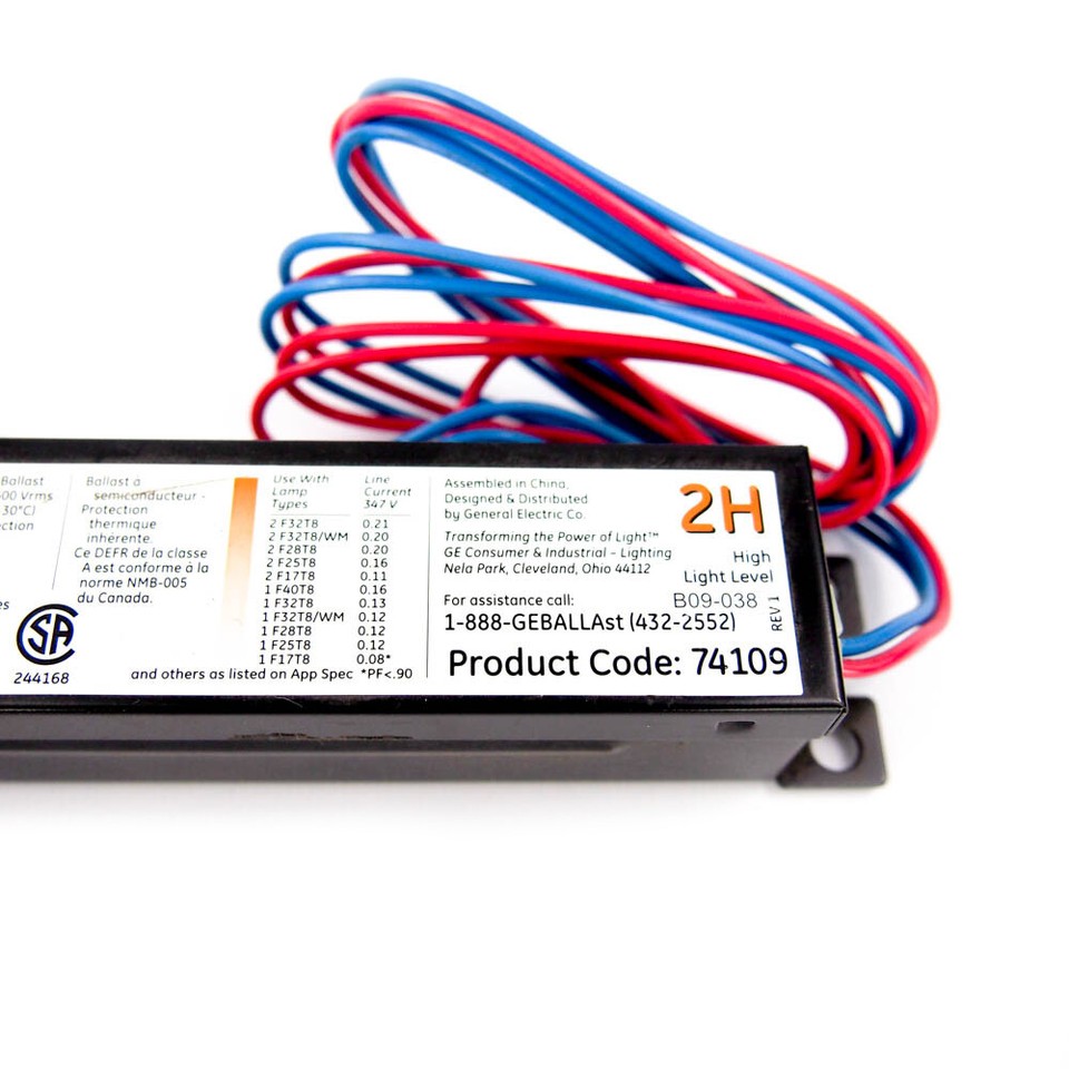 GE Lighting GE232MAX347H 32 Max. Lamp Watts Electronic Ballast eBay