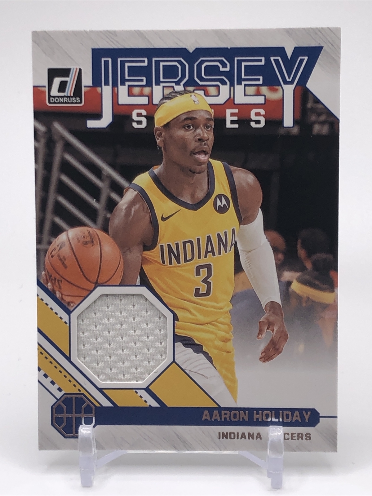 Aaron Holiday #JS-AHD 2020-21 Donruss Basketball Jersey Series