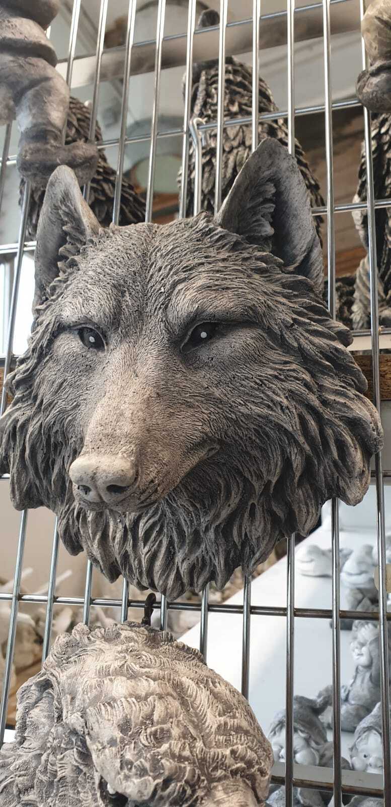 Whiskey Karaffe Mit Wolfskopf - Glas Karaffe Für Whisky & Spirituosen