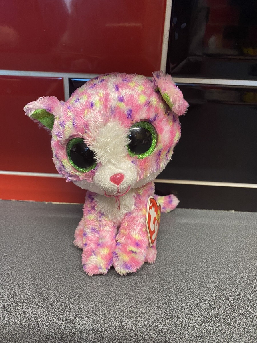 Ty Beanie Boos sophie The cat Soft plush Toy Teddy Cuddly muti