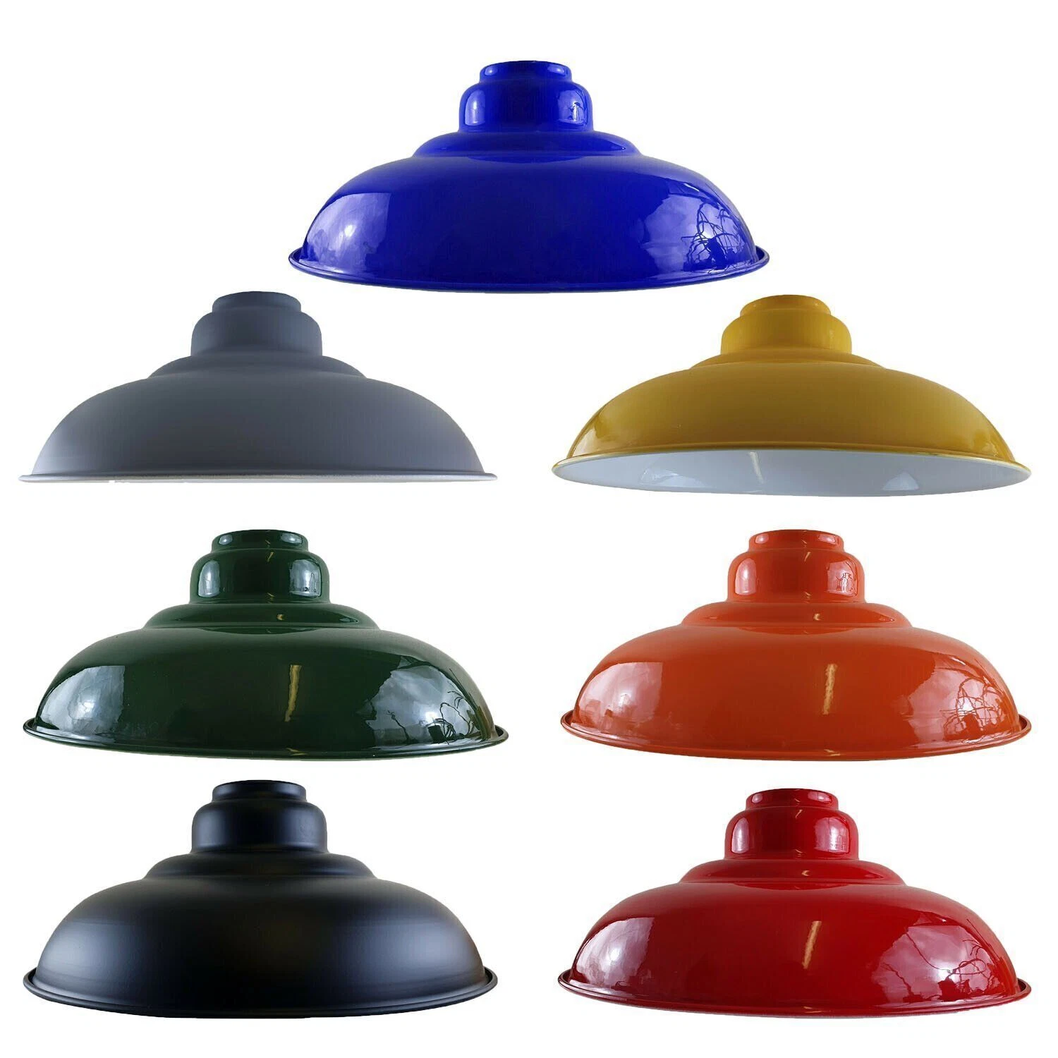 Vintage Lampshade Ceiling Light Shade Easy Fit Pendant Metal Lamp Shades Kitchen