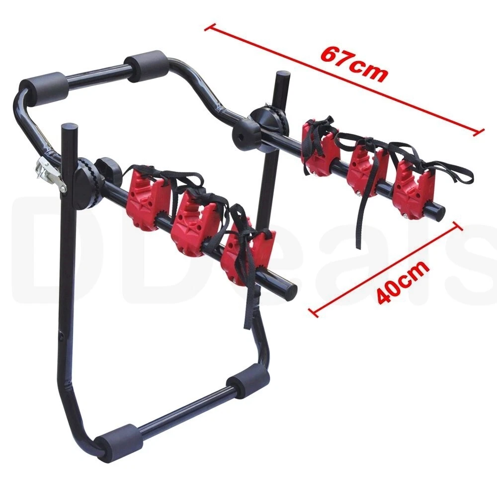 Three bike on sale car rack